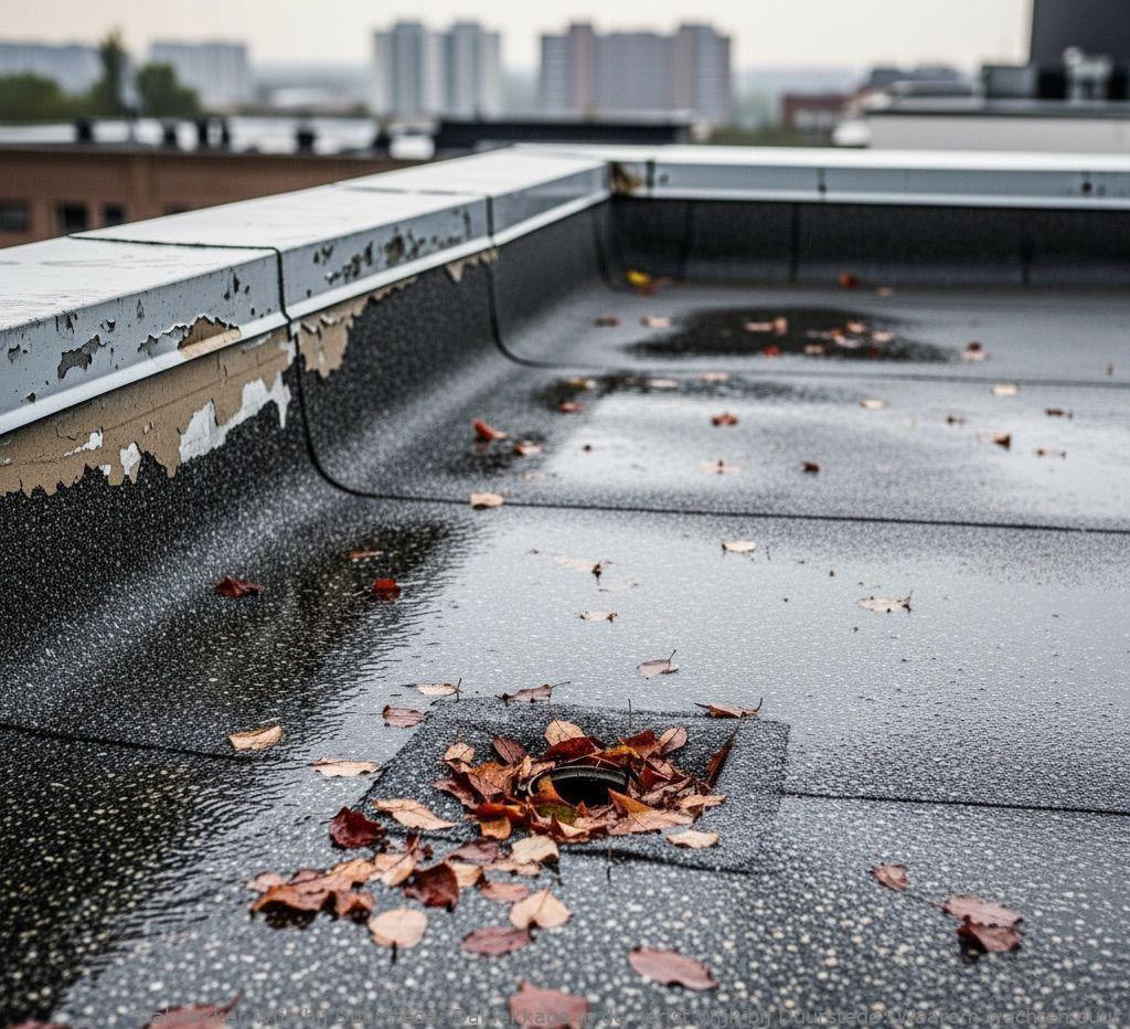 Daklekkage In De Herfst Wijk Bij Duurstede